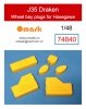 Omask 74840 J35 Draken wheel bay plugs (for Hasegawa) 1/48